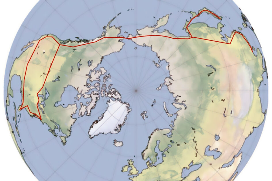 Die Verbindung über die Beringstraße ist wichtiger Teil der Weltlandbrücke, die Eurasien mit dem amerikanischen Kontinent verbindet. Bild: Schiller-Institut