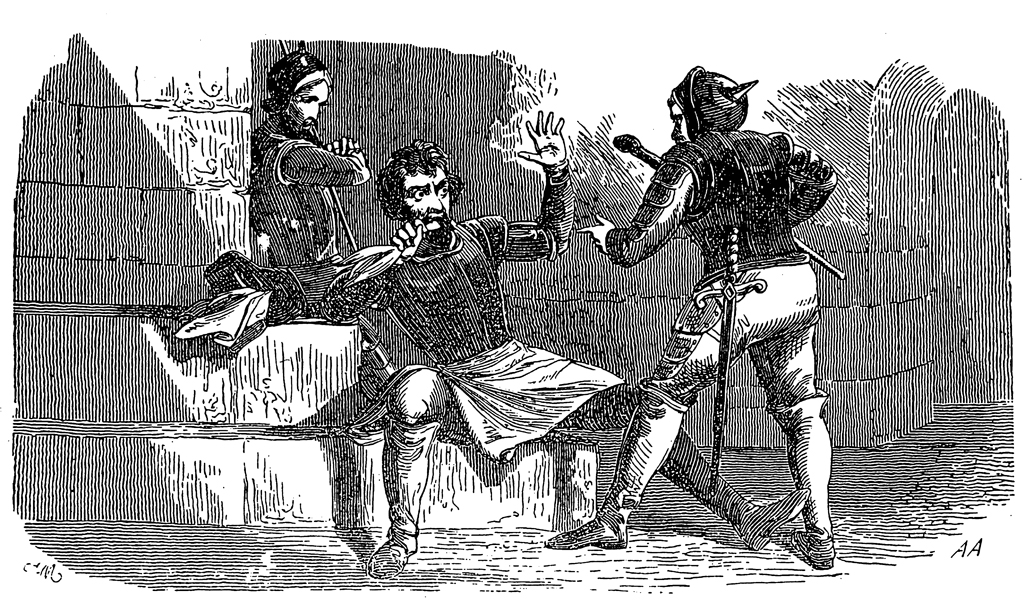 Eine Szene aus Shakespeares König Heinrich V.