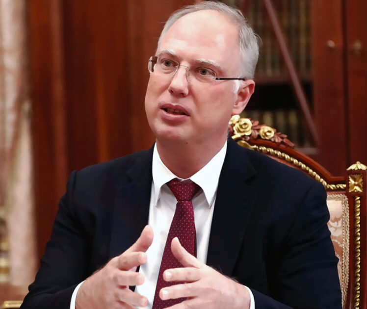 Kirill Dmitrijew, Leiter des Russian Direct Investment Fund. Als Elon Musk am 15. März bekannt gab, dass er sich auf eine bemannte Mission zum Mars im Jahr 2029 vorbereite, schlug Dmitrijew vor, diese gemeinsam durchzuführen, und Russland würde dafür ein Kernkraftwerk zur Verfügung stellen. Bild: kremlin.ru