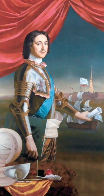 Peter I. („der Große“) war von 1682 bis 1725 Herrscher des russischen Reichs. Er führte persönlich viele Reformen durch, die Rußland auf den Weg zu einer modernen Nation brachten, darunter die Gründung der Russischen Akademie der Wissenschaften im Jahr 1724. Bild: Foto: EIRNS/Stuart Lewis