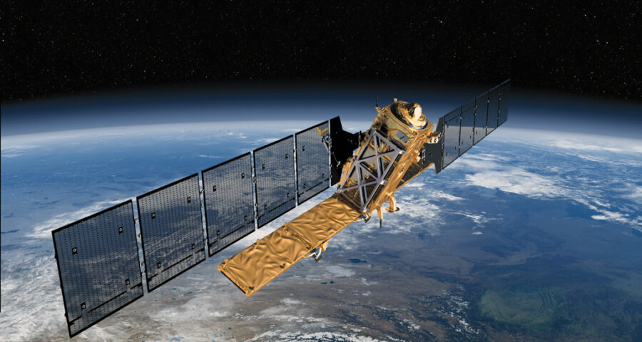 Sentinel-1, der erste Erdbeobachtungssatellit, der für das europäische Programm „Copernicus“ zur globalen Umwelt- und Sicherheitsüberwachung gebaut wurde. Bild: ESA/ATG medialab