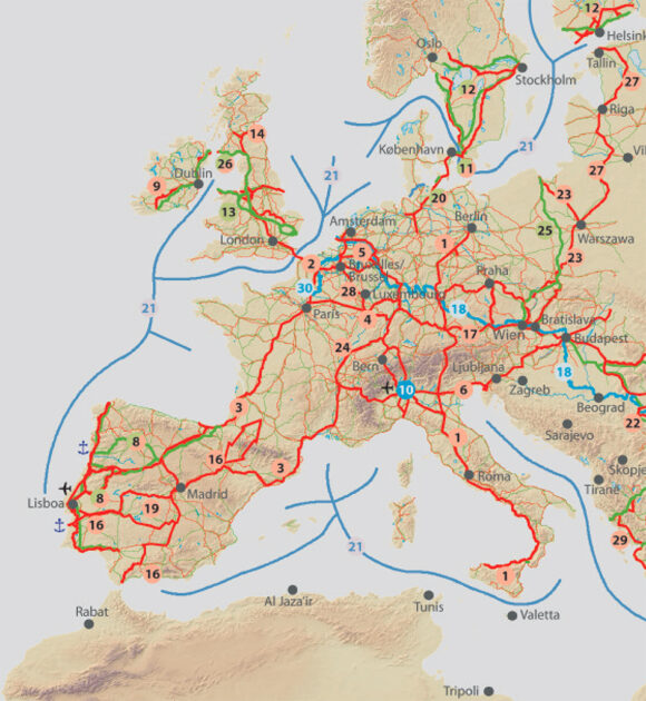 Abbildung 3: Durch den Bau der Messina-Brücke würde Sizilien an das Netz der Transeuropäischen Verkehrskorridore der EU angeschlossen. Bild: EU-Commission