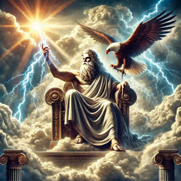 Abbildung 1. Zeus, der Inbegriff der oligarchischen menschenfeindlichen Herrschaft des Olymps über die Erde.
